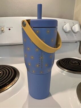 Brumate x Caribou Coffee Sunburst Resa 35 oz Stainless Steel Straw Tumbler EUC